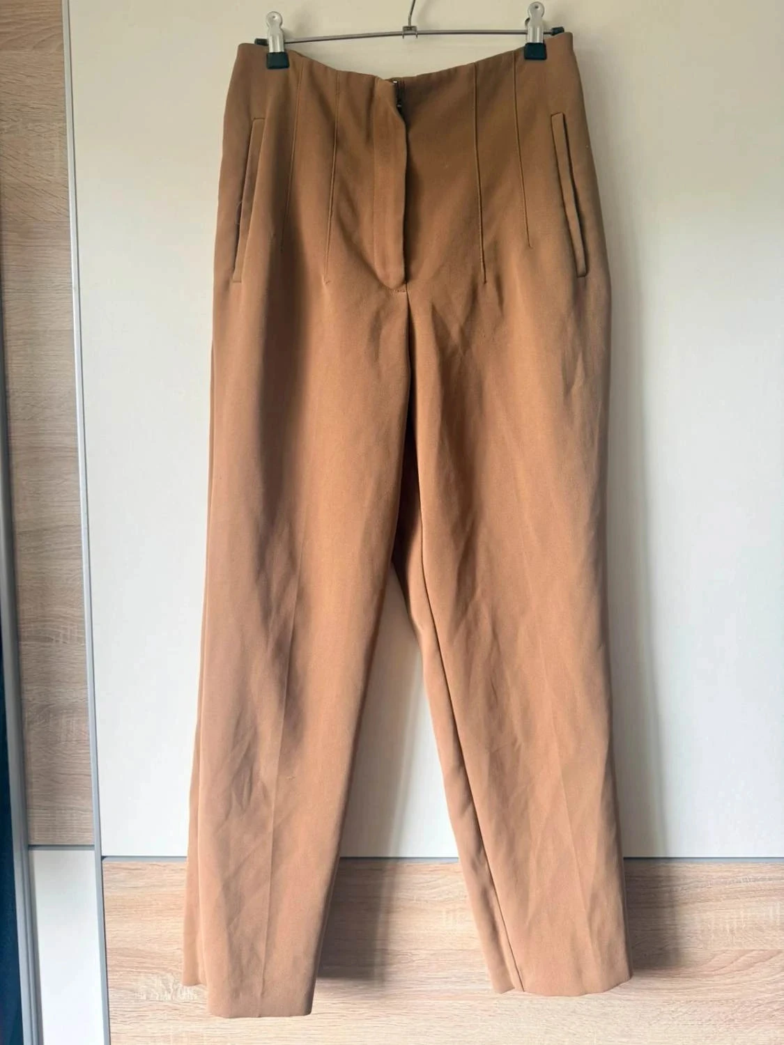 Pantalon taille haute camel Primark